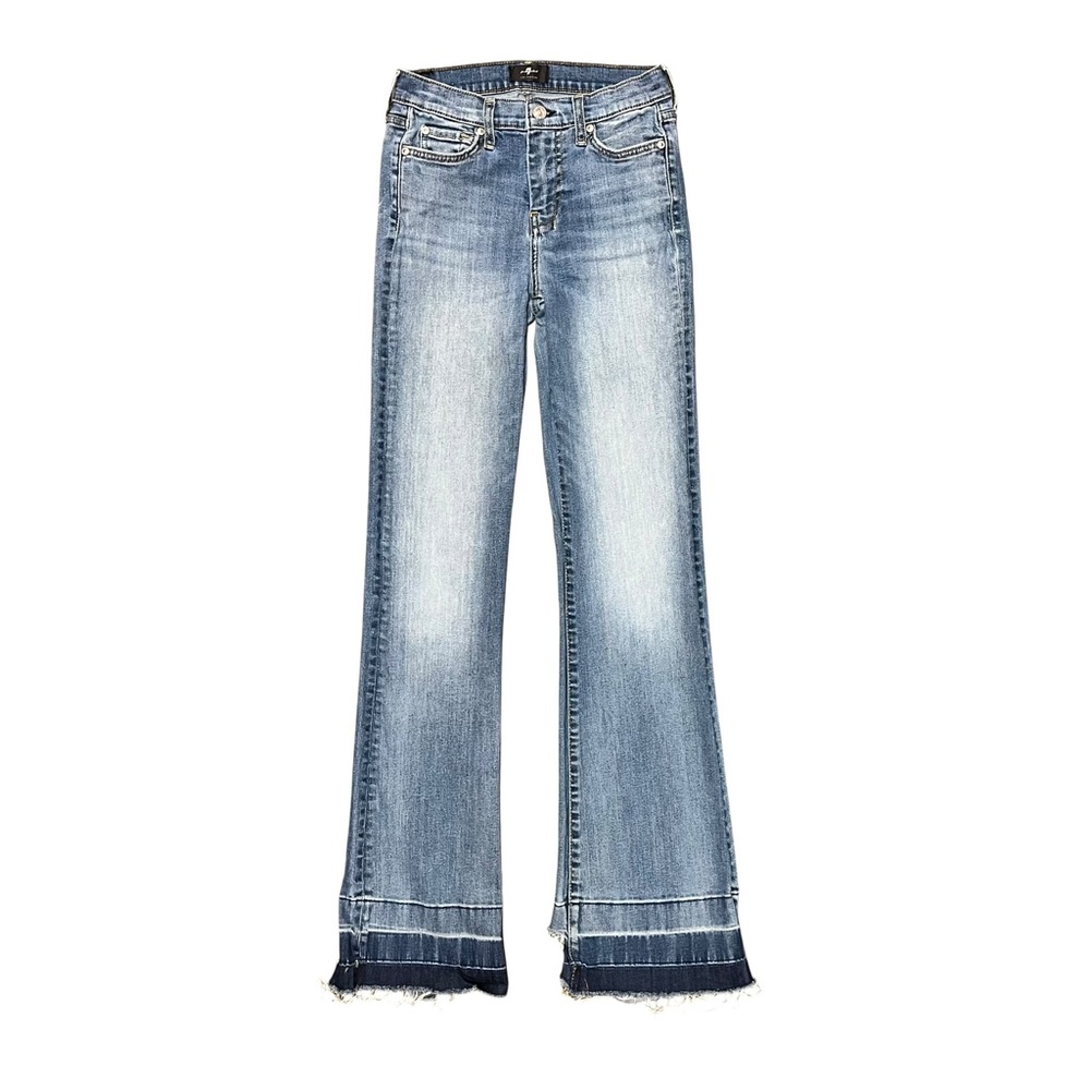 7 For All Mankind Y2K low rise flare skinny jeans
